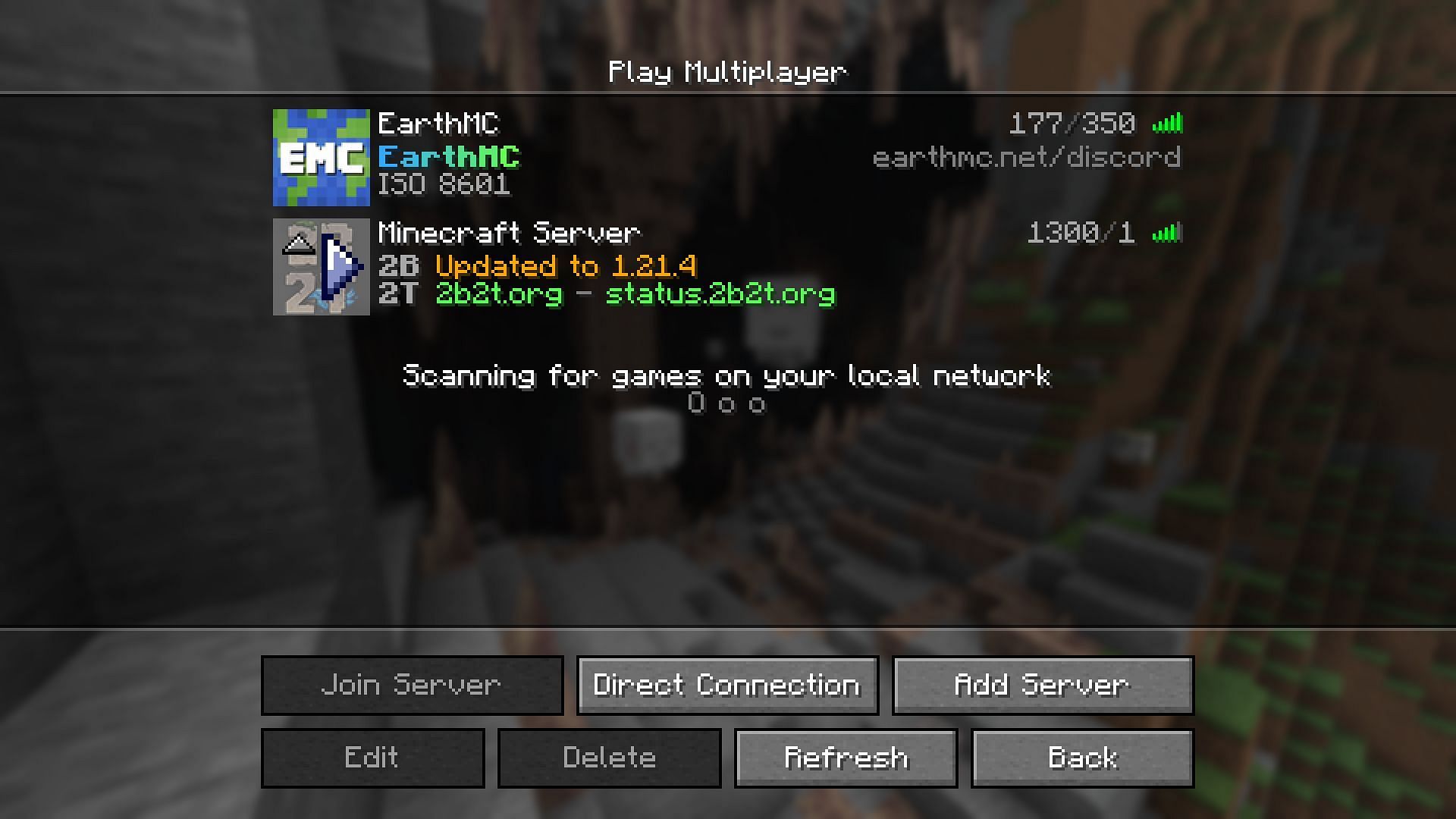 Follow these steps to play the Minecraft 2b2t server (Image via Sportskeeda Gaming || Mojang Studios)